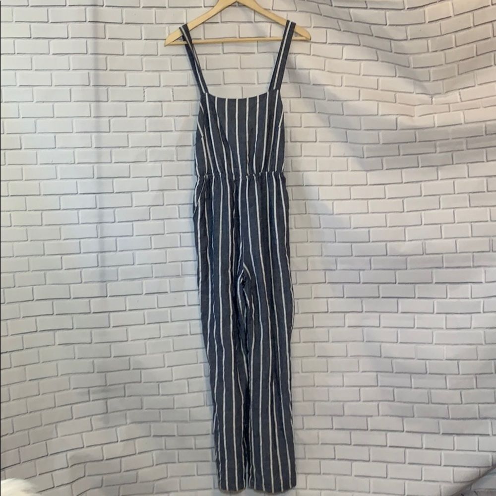 Lost In‎ Lunar Parisian Striped Jumpsuit Size S/4